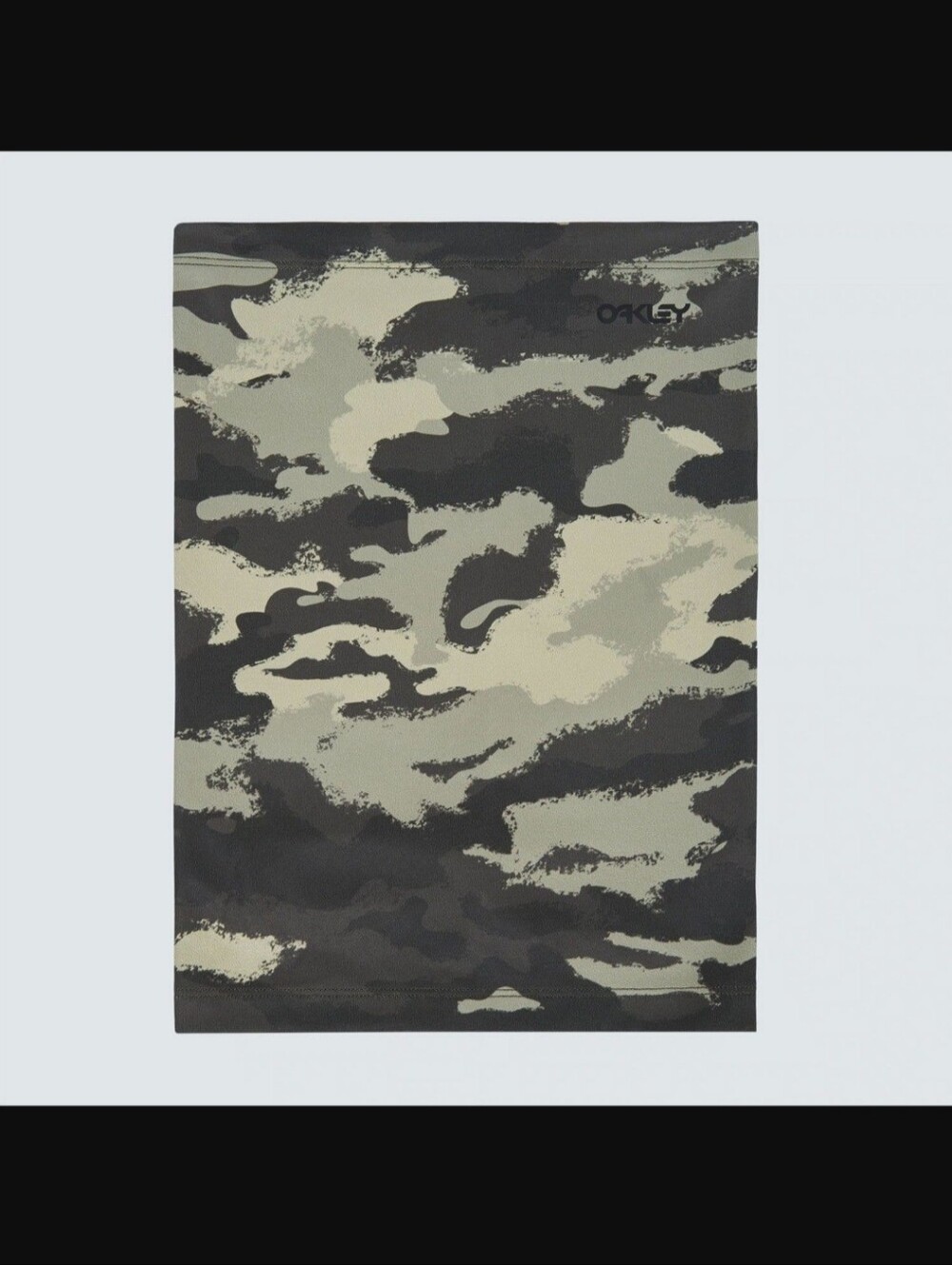 Oakley Green and Black Camo Neck Gaiter